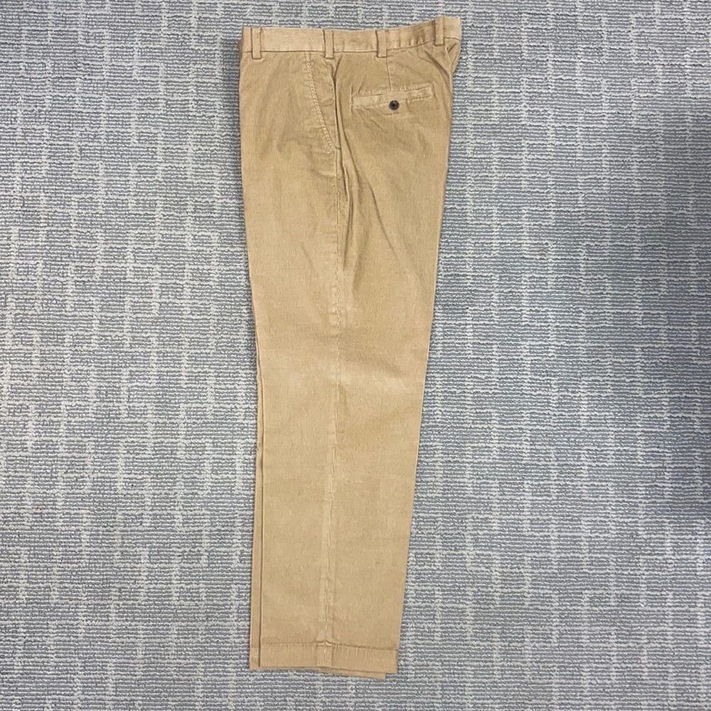 Brooks Brothers Clark Tan 36 x 30 Stretch Corduroys